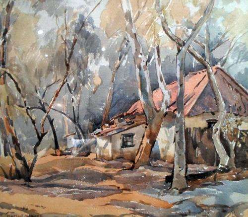 Maisie Waite - House in the woods - Magnificent! Bid now!!